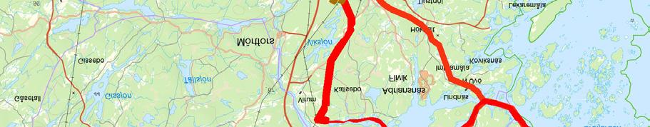 Boarum Ett område vid Boarum, ca 5 km SSV om Blankaholm, i anslutning till ledningsgatan för befintlig 400 kv ledning mellan Kimstad och Simpevarp har studerats, se nummer 4 figur 3.11.