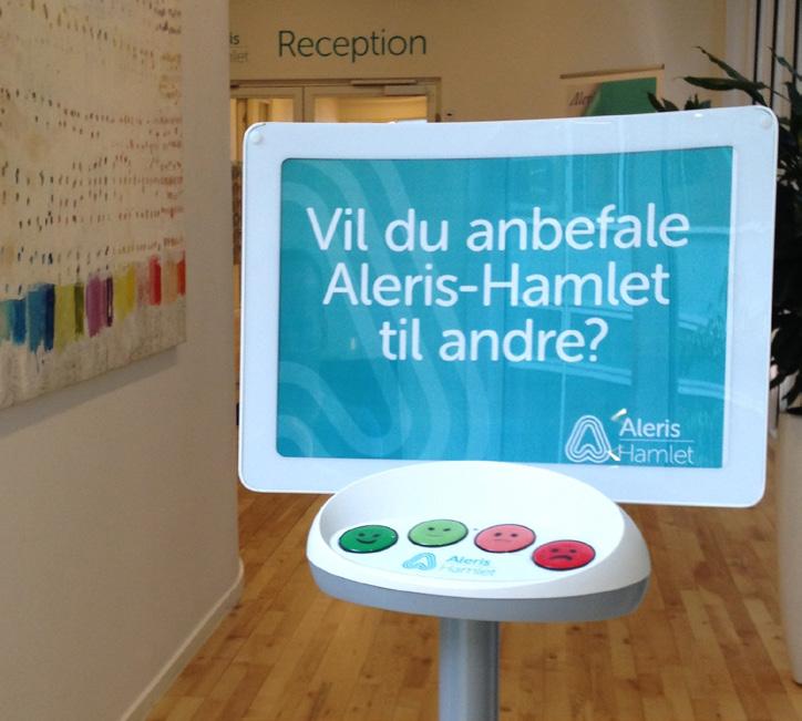 Patientnöjdhet För att Aleris-Hamlet fortsatt ska kunna ge bästa möjliga vård, behandling och service, ber vi dig fylla i vår undersökning av patientnöjdhet som du får via e-post om du har gett till