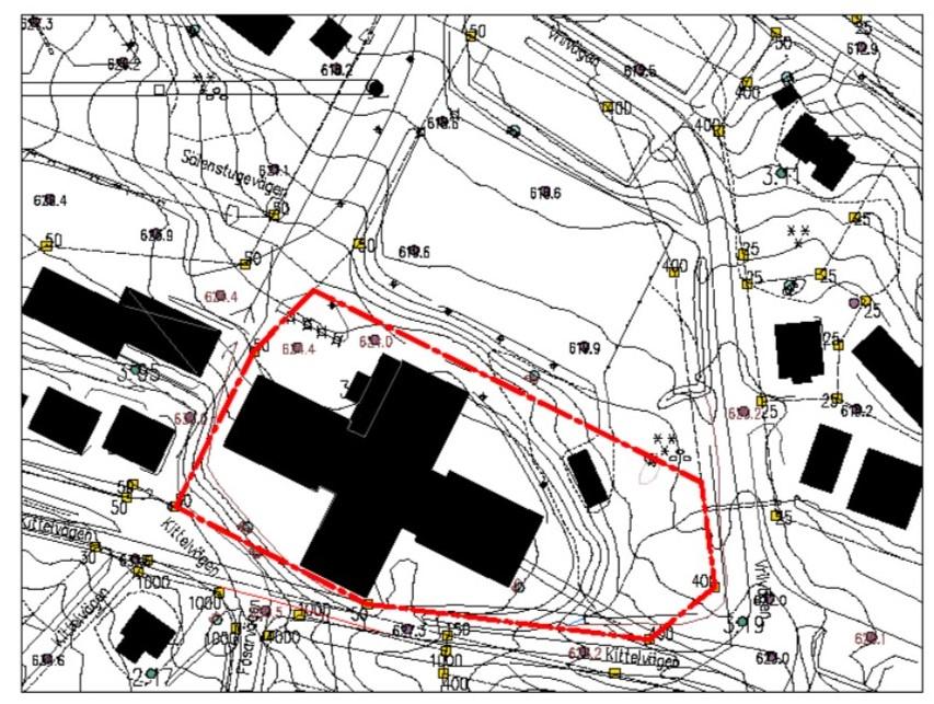 Fig. 1. PLANOMRÅDET PLANDATA Lägesbestämning Planområdet är beläget i Sälenfjällen, intill Sälfjällstorget, Lindvallen.
