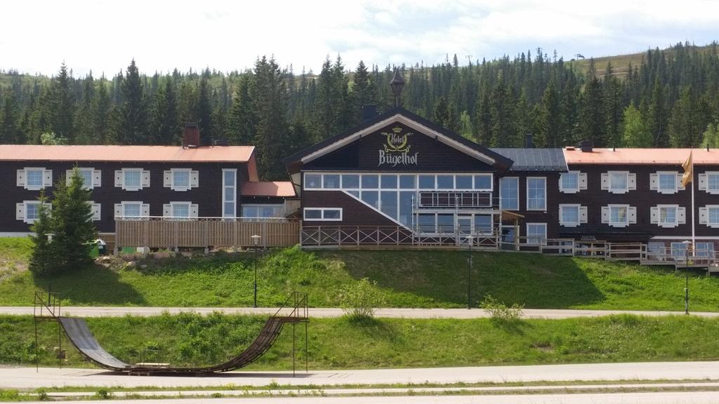 Hotellet består av flera sammanfogade huskroppar byggda vid olika tillfällen och ombyggda i etapper. Det aktuella planområdet ligger inom ett område som genomgår förändring.