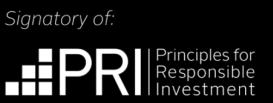 Ansvarfulla investeringar integrerad strategi för ökat alfa med både positivt och negativt urval Fundamental Scanning Positivt urval från DJ Sustainability Indices, Global 100 Corporate Knights etc.