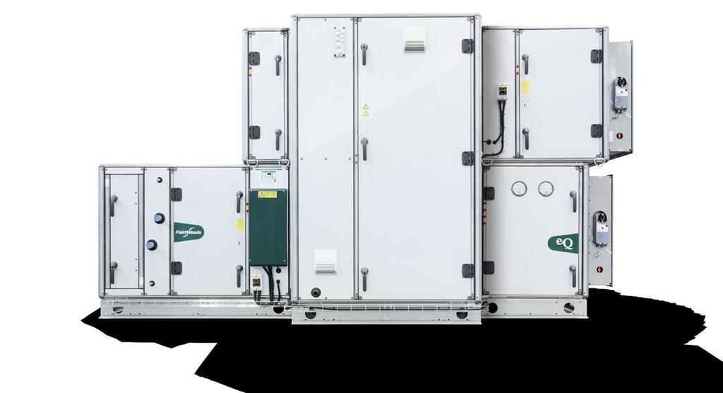 Effektivare energiåtervinning med Fläkt Woods eq-aggregat Diagrammet visar vinsterna med olika typer av energieffektiva FTX-system för flerbostadshus från Fläkt Woods.