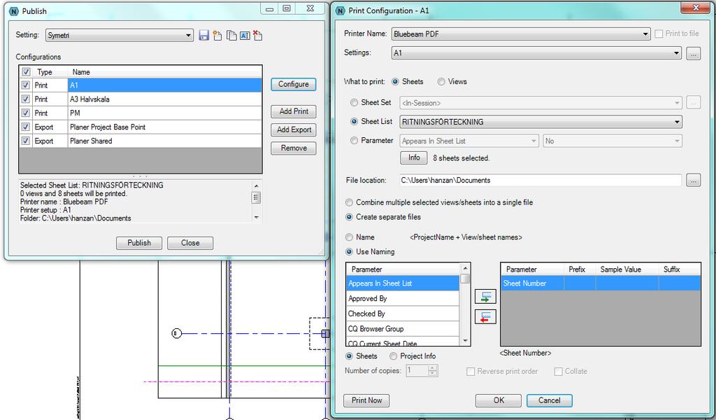 Publish I Publish kan man nu lägga upp flera print/exporter samtidigt med Add Print och