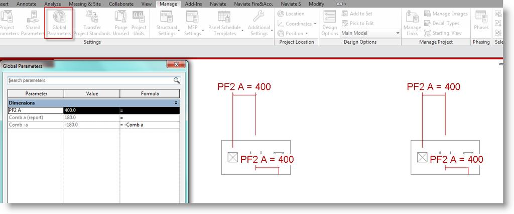 Global parameters (2016 R2) Autodesk Revit 2017 Få kraften av parametriska familjer direkt i projektet med Globala parametrar (schemaläggning, sortering och filtrering i