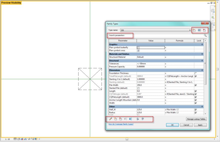 view type med hjälp av Preview Visibility On.