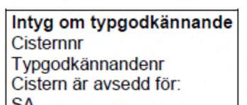 Räddningstjänsten 10(10) Återkommande besiktning Insändes om ansökan avser fasta cisterner eller rörledningar Kontrollrapporter från återkommande besiktningar, upprättade av certifierat organ, för