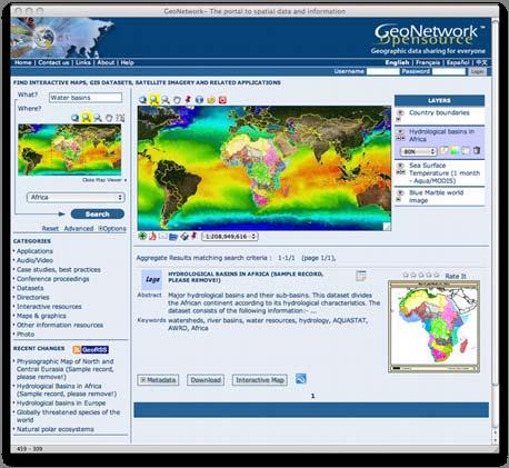 OGC Utforskare OGC Utforskare GeoNetwork Verktyg