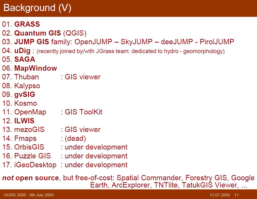 FOSS4G introduktion OGC Viewers http://www.geo.unizh.
