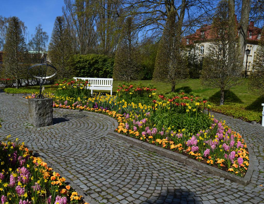 Fritillaria imperialis Maxima Lutea kejsarkrona, gul Fritillaria imperialis Rubra Maxima' kejsarkrona, orange Hyacinthus Jan Bos' hyacint, mörkrosa Hyacinthus Pink Pearl' hyacint, rosa Narcissus