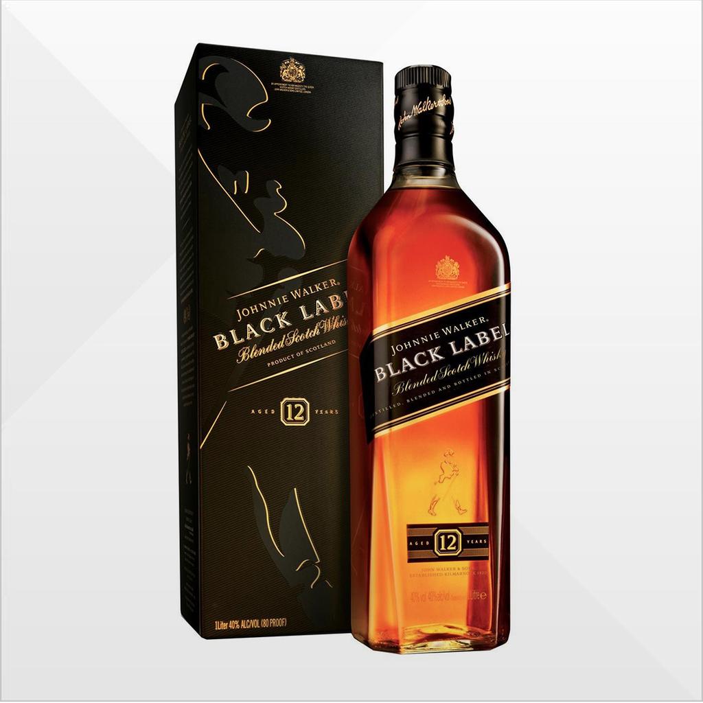 Johnny Walker, Black Label Johnnie Walker: mest sålda skotska whiskyn i världen. Totalt över 120 miljoner flaskor om året.