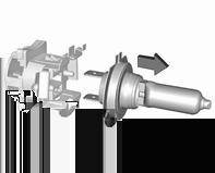 Bilvård 267 2. Vrid lamphållaren motsols så att den frigörs.