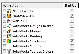 1. Add-ins FEM-analys för hållfasthetsproblem görs i Simulation, som är en Add-in