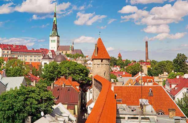 Dag 4 7 juli Tallinn, Estland Tallinn är storstaden med gångavstånd till allt.