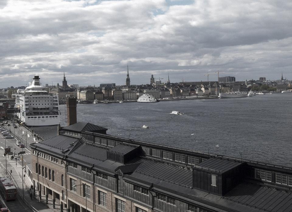 Vy från Fjällgatan på