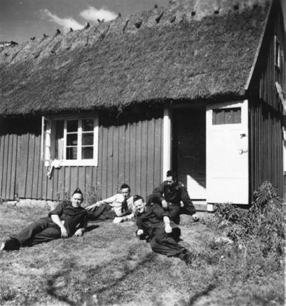 Flygvapenövning vid Ringsjön i Skåne den varma sommaren 1947.