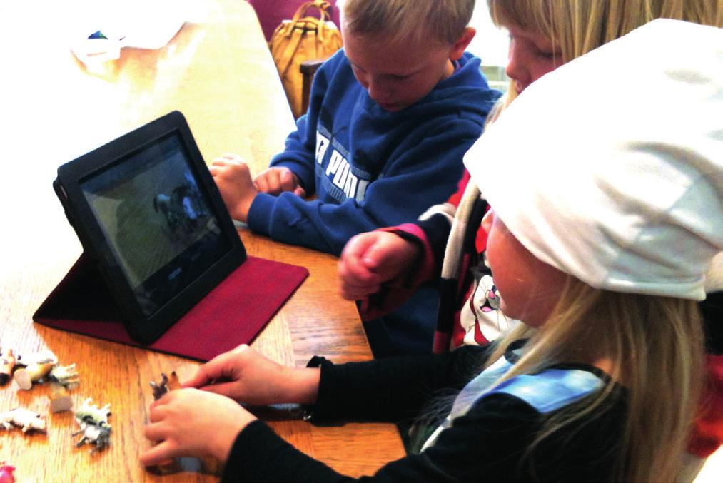 BERÄTTA MED EN LÄSPLATTA Det finns flera sätt att arbeta med barnens eget berättande i förskola och i förskoleklass. Andvändningen av lärplattan som multipedagogiskt verktyg ökar.