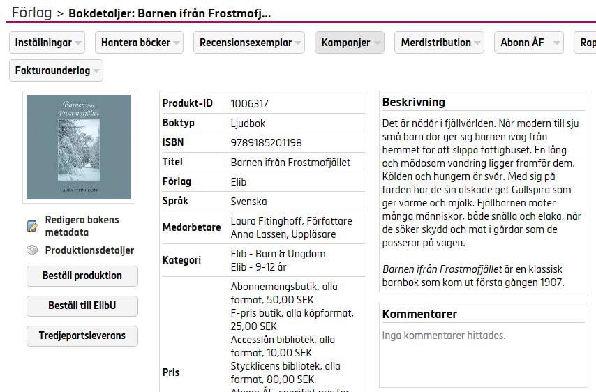 Bokens detaljsida När du har sparat i föregående steg