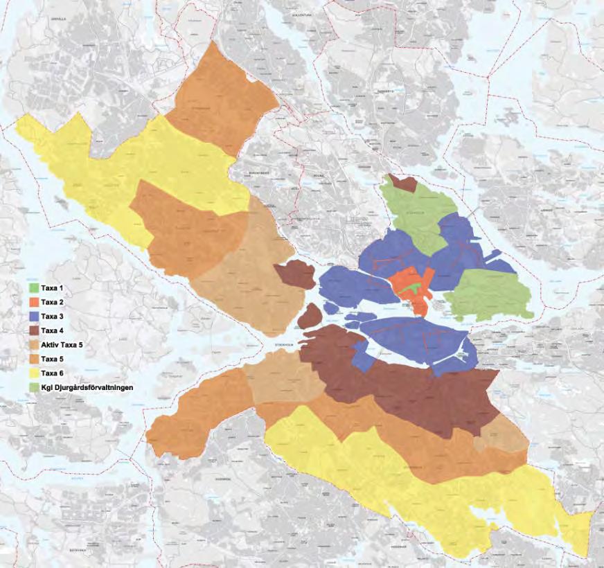 Ändringar av parkeringsavgift i citykärnan, avgiftstider i innerstaden och en utökning av