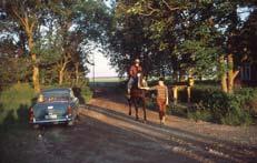 På Gräsöfärjan våren 1970 Vid vårt första besök i Stångby 1971 fick Anders provsitta grannens häst En av klubbens grundare och innehavare av medlemsnummer 1 var Anders Forsman.