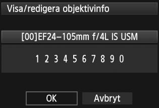 Ställ in justeringen manuellt genom att justera, fotografera och kontrollera resultatet. Upprepa tills önskad justering gjorts.