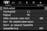 3 Ställa in datum, klockslag och zon När du slår på strömmen första gången eller om datum/klockslag har återställts visas menybilden Datum/Klocka/Zon.