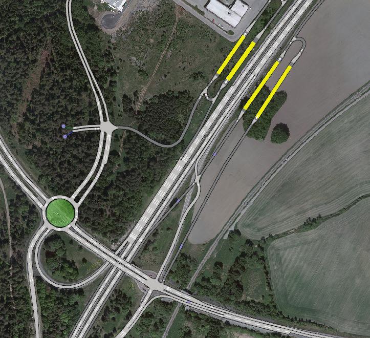 3 Vägplanens förslag till åtgärder 3.1 Utformningsprinciper Vid utformning av väganläggningar har stor vikt lagts vid att prioritera stombusslinjenätets körrelationer.