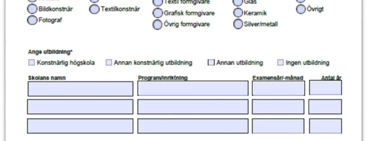 Ditt val påverkar vem som i första hand granskar din ansökan. Det slutgiltiga urvalet diskuteras dock av samtliga ledamöter i fonden som representerar olika delområden.