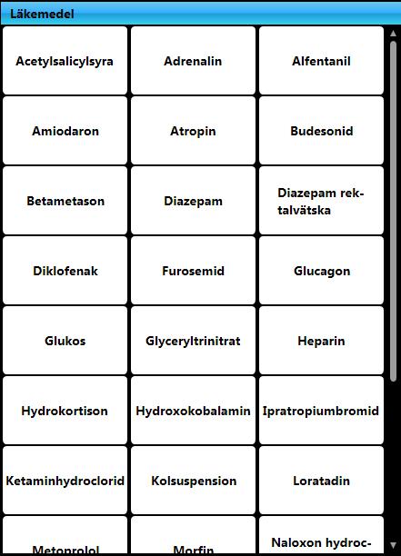 1.13.a Registrera läkemedel inom egen kompetens Medicin anges och visas på sidan Läkemedel.