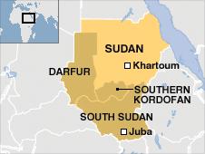 Kordofan Kordofan kan beskrivas som ett Sudan i miniatyr. Det finns olja i den södra delen av Kordofan. Området befolkas också av araber i norr och svarta afrikaner i bergen i söder.
