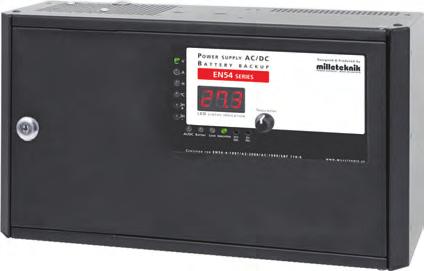 EN54 Serien EN54 Serien EN54-4/SBF 110:7 Certifierade 24V/48V Batteribackuper för brandlarm, externa larmdon & talat utrymning.