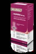 HUMIRA 80 mg/0,8 ml finns i 1-pack och HUMIRA 40 mg/0,4 ml finns som