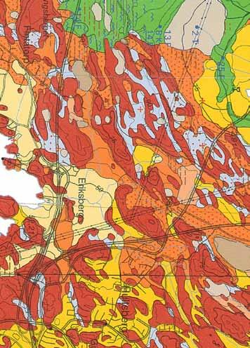 3.9 Geologiska förhållanden Området ligger nivåmässigt nära Vänerns vattenyta. Jordlagren i dalgången mellan Skutbergsmotet och Bergvik, består till övervägande del av lera.