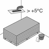 Skydda skivorna mot fuktighet och förvittring innan installation.