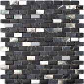 MOSAIK NACAR BLACK SERIE STORLEK CM