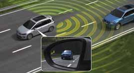 Systemet anpassar fart och bilens färdriktning. säkerhetssystem som är standard är mötande fordon. Blind Spot varnar dig om ett fordon befinner sig i döda vinkeln.
