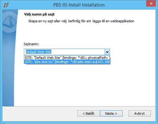 Om Pyramid PBS Webb och Phone Edition 4 Installation Moduler 4.13A.\setup\webb\PBS_IISInstall.exe för PBS Webb.\setup\webb\PhoneEd_IISInstall.