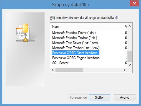 Om Pyramid Access Link/ODBC Koppling Installation Moduler 4.13A ODBC koppling (Klient) För att kunna få upp data i t.ex.