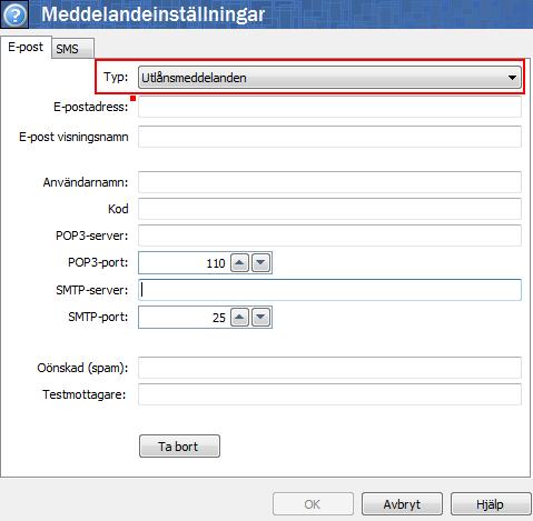 Välj den enhet vars konton du vill konfigurera i rullgardinslisten till vänster om knappen Visa alternativ (verktygsikonen) i den övre knappraden. Klicka sedan på knappen Visa alternativ.