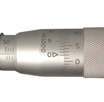 Bygelmikrometer i sats DIN 863, hårdmetall mätytor, inkl.