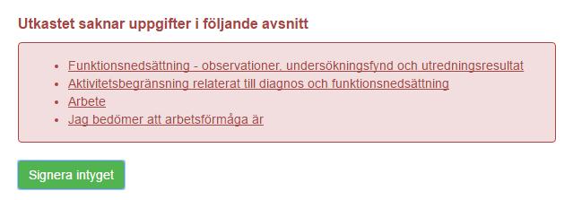 FMB-information finns för cirka 120 diagnoser men finns inte alltid för samtliga fält. För vissa diagnoser visas till exempel FMB-information enbart vid fälten 2, 4 