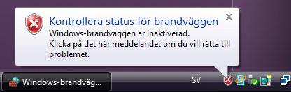 I Säkerhetscenter kan du kontrollera vilken status och vilka inställningar som används i tre av datorns viktigaste skyddsprogram: Windows-brandväggen, Windows Defender (Windows-försvararen),