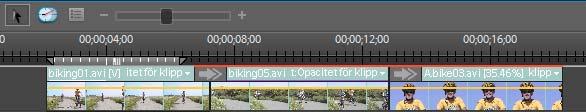 Om bakgrundsåtergivning är aktiverat återges klippen av Adobe Premiere Elements som en bakgrundsprocess.