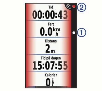 2 Starta Edge enheten. 3 På hemskärmen väljer du > Sensorer > Lägg till sensor > Sök efter alla. 4 Slå på baklyktan. 5 Välj sensor och sedan Lägg till.