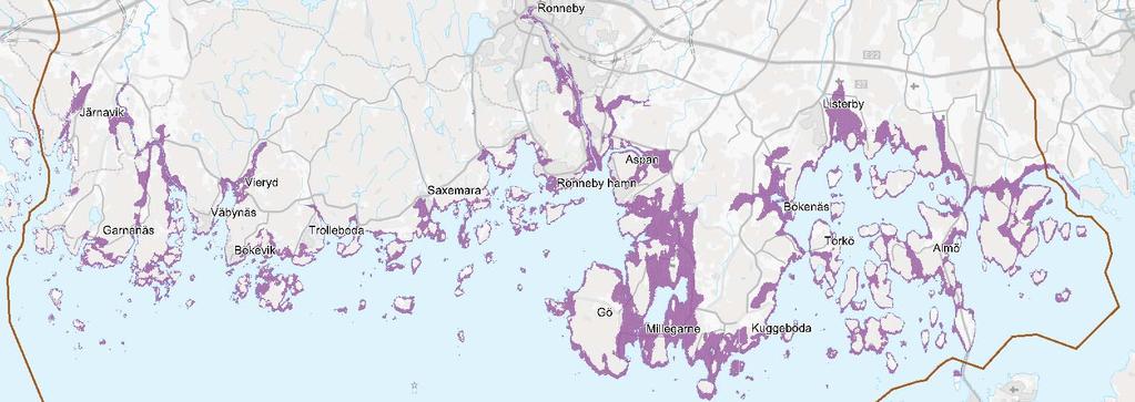 Stigande havsnivåer Den globala uppvärmningen beräknas leda till höjda havsnivåer.