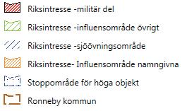 Dessutom kan bostäder och verksamheter inte vara förenligt med den störning som den militära verksamheten medför inom influensområde.