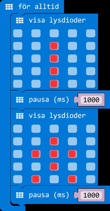 tända på din skylt för att visa att det är säkert att gå