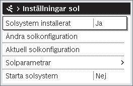 Servicemeny 51 Meny: Alternerande VV drift Menyalternativ Beskrivning Alternerande VV drift Ja Regleringen växlar mellan värme- och varmvattendrift enligt inställningarna nedan.