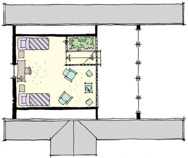 VISION 71 Byggyta: 70,1 m 2 Boyta bottenplan: 61,4 m 2 Loft: 27,5 m 2 Terrass under tak: 16,8 m 2 Farstukvist: 4,5 m 2 INV