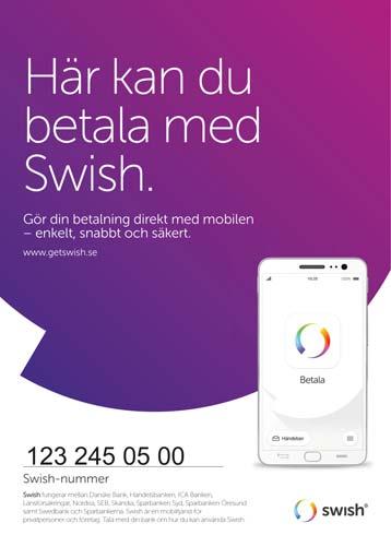 Betala och skänka pengar med Swish! Nu kan du som har Swish skänka pengar, köpa rättvisemärkta varor, betala för deltagande i verksamheter och ge till kollekten.