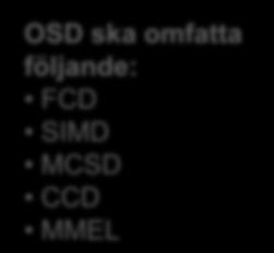 Del-ORO GEN Rapportering till NAA och TCH/STCH MLR MEL baserat på MMEL enligt OSD FC Besättning som flyger mer än en typ, krav
